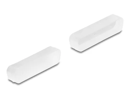 Delock 2 db. fekete borítás por ellen D-Sub 25 áttetsző (DL-67124)