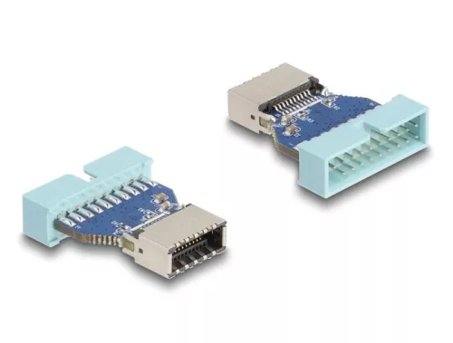 Delock USB 5 Gbps átalakító, tűfejes csatlakozó   USB E-típusú belső A kulcs anya (DL-67131)