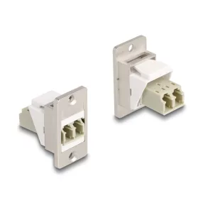   Delock Panel tartó Keystone modul optikai szál LC Duplex anya-anya kúpos (DL-67169)