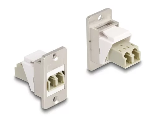 Delock Panel tartó Keystone modul optikai szál LC Duplex anya-anya kúpos (DL-67169)