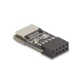   Delock USB 2.0 Adapter tűfejes anya   külső E-típusú, A kulcs USB anya (DL-67175)