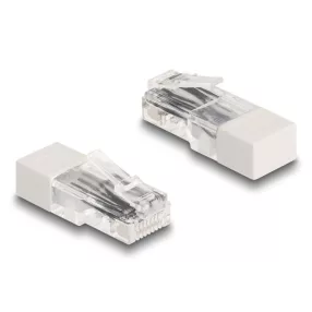   Delock RJ45 apa lezáró rezisztorral 120 Ohm fehér (DL-67185)