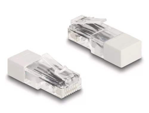 Delock RJ45 apa lezáró rezisztorral 120 Ohm fehér (DL-67185)