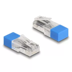   Delock RJ45 apa lezáró rezisztorral 120 Ohm kék (DL-67187)