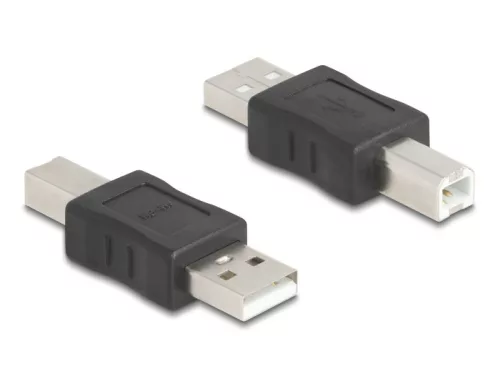 Delock USB 2.0 adapter A-típusú USB apa - B-típusú USB apa (DL-67198)