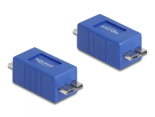 Delock USB 5 Gbps Nemváltó USB Micro-B adapter apa - apa (DL-67216)