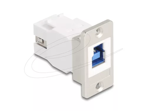 Delock Panelre szerelhető USB 5 Gbps B-típusú anya - USB A-típusú anya kúpos (DL-67337)