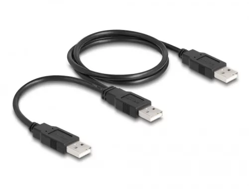 Delock USB 2.0 kábel A-típusú a 2 x A-tipusú 70 cm (DL-80000)