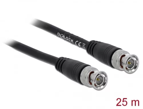 Delock Kábel BNC csatlakozódugóval - BNC csatlakozódugóval 25 m (DL-80088)