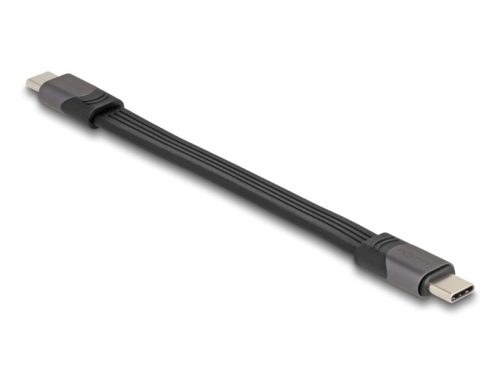Delock USB 40 Gbps FPC lapos csík kábel USB Type-C  - USB Type-C  15 cm PD 3.0 100 W E-Marker