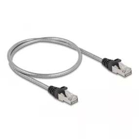   Delock RJ45, fém borítású kábel Cat.6A U/FTP, 0,5 méter (DL-80107)
