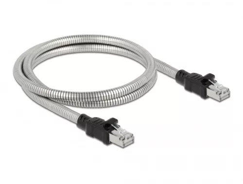 Delock RJ45, fém borítású kábel Cat.6A U/FTP, 3 méter (DL-80110)