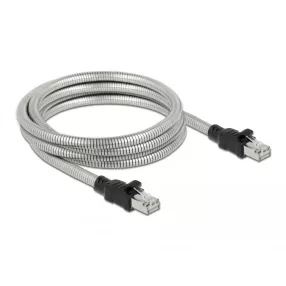   Delock RJ45, fém borítású kábel Cat.6A U/FTP, 5 méter (DL-80111)