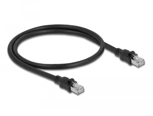 Delock Hálózati kábel RJ45 Cat.6A F/UTP belső fém köpeny 0,5 m (DL-80112)
