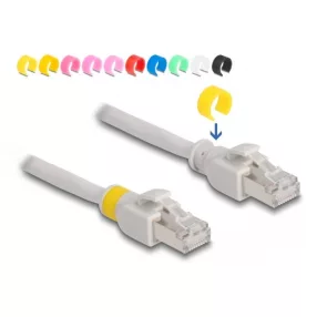   Delock Színes klipszes hálózati kábel RJ45 Cat.6A S/FTP 2 m (DL-80119)