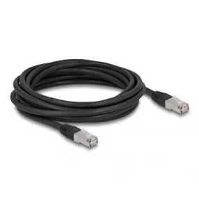   Delock RJ45 hálózati kábel Cat.6A S/FTP PE kültéri 3 m fekete (DL-80128)