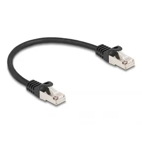   Delock RJ50 kábel apa - RJ50 apa S/FTP 0,25 m fekete (DL-80185)