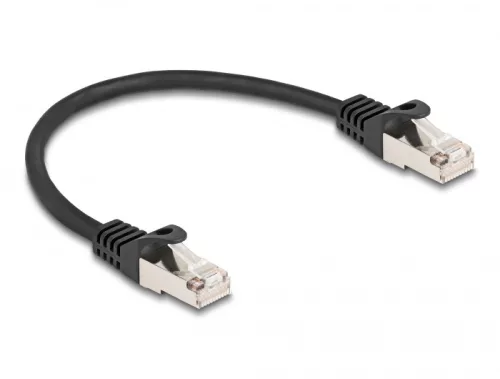 Delock RJ50 kábel apa - RJ50 apa S/FTP 0,25 m fekete (DL-80185)