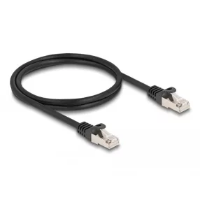   Delock RJ50 kábel apa - RJ50 apa S/FTP 1 m fekete (DL-80187)