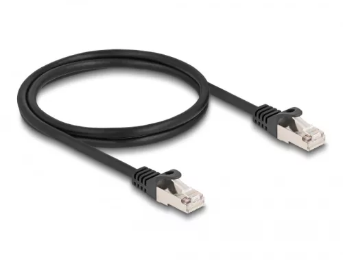 Delock RJ50 kábel apa - RJ50 apa S/FTP 1 m fekete (DL-80187)