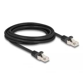   Delock RJ50 kábel apa - RJ50 apa S/FTP 3 m fekete (DL-80189)