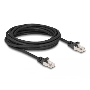   Delock RJ50 kábel apa - RJ50 apa S/FTP 5 m fekete (DL-80190)