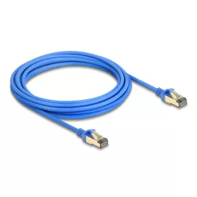   Delock RJ45 hálózati kábel Cat.8.1 F/FTP vékony 5 m kék (DL-80336)