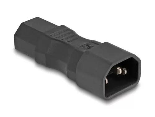 Delock Tápadapter IEC 60320 - C14 - C13, apa / anya, 10 A, egyenes (DL-80467)