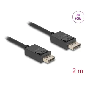 Delock DisplayPort kábel 8K 60 Hz 40 Gbps 2 m (DL-80493)