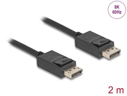 Delock DisplayPort kábel 8K 60 Hz 40 Gbps 2 m (DL-80493)