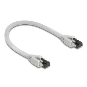   Delock RJ45 hálózati kábel Cat.8.1 S/FTP 0,25 m szürke (DL-80556)
