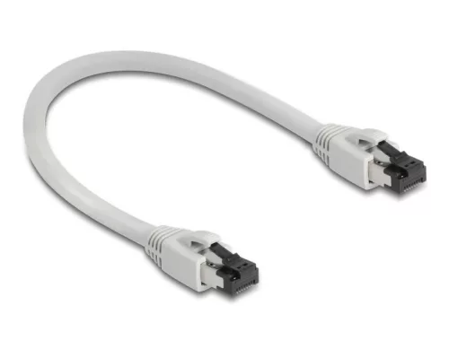 Delock RJ45 hálózati kábel Cat.8.1 S/FTP 0,25 m szürke (DL-80556)