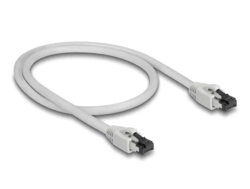 Delock RJ45 hálózati kábel Cat.8.1 S/FTP 0,5 m szürke (DL-80557)