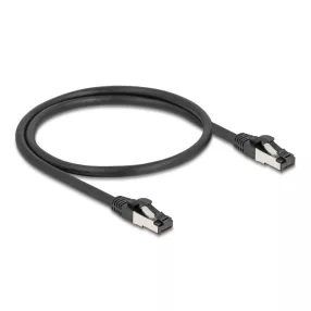   Delock RJ45 hálózati kábel Cat.8.1 S/FTP 0,5 m fekete (DL-80570)