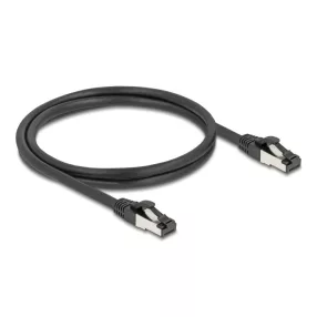   Delock RJ45 hálózati kábel Cat.8.1 S/FTP 1 m fekete (DL-80571)