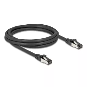   Delock RJ45 hálózati kábel Cat.8.1 S/FTP 2 m fekete (DL-80572)