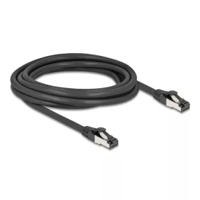   Delock RJ45 hálózati kábel Cat.8.1 S/FTP 3 m fekete (DL-80573)