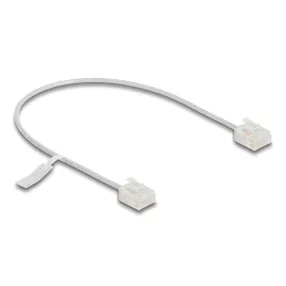   Delock RJ45 hálózati kábel Cat.6 UTP ultravékony 0,3 m szürke rövid csatlakoztatókkal (DL-80756)