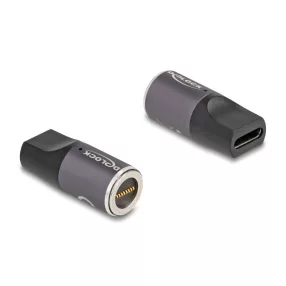   Delock Adapter Lenovo Laptop töltő kábelhez USB Type-C  anya   mágneses 8 tűs konnektor (DL-80782)