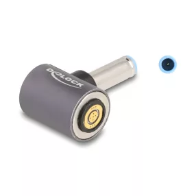   Delock Adapter HP Laptop töltő kábelhez 4,5 x 3,0 mm apa   mágneses 8 tűs konnektor (DL-80784)