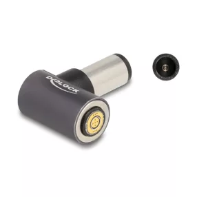   Delock Adapter HP Laptop töltő kábelhez 7,4 x 5,0 mm apa   mágneses 8 tűs konnektor (DL-80785)