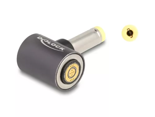 Delock Adapter HP Laptop töltő kábelhez 4,8 x 1,7 mm apa   mágneses 8 tűs konnektor (DL-80786)