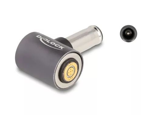 Delock Adapter Laptop töltő kábelhez 5,5 x 2,1 mm apa   mágneses 8 tűs konnektor (DL-80790)