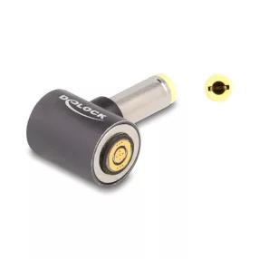   Delock Adapter Laptop töltő kábelhez 5,5 x 2,5 mm apa   mágneses 8 tűs konnektor (DL-80791)