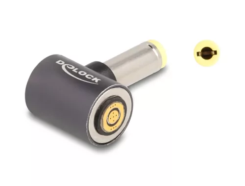 Delock Adapter Laptop töltő kábelhez 5,5 x 2,5 mm apa   mágneses 8 tűs konnektor (DL-80791)
