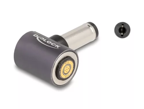 Delock Adapter Samsung Laptop töltő kábelhez 5,5 x 3,0 mm apa   mágneses 8 tűs konnektor (DL-80793)