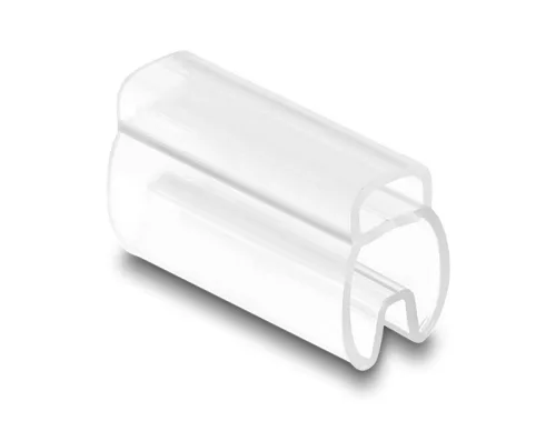 Delock Kábel jelölő 4 mm - 7 mm átmérőjű kábelhez 50 db. Áttetsző (DL-80951)