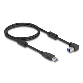   Delock USB 5 Gbps kábel A-típusú apa - B-típusú apa 90  felfelé néző csatlakozóapaval 1 m (DL-81104)