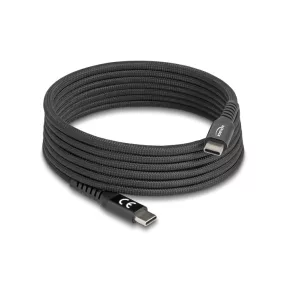   Delock USB 2.0 kábel USB Type-C  apa   apa mágneses textil borítással PD 3.0 60 W 2 m (DL-81120)