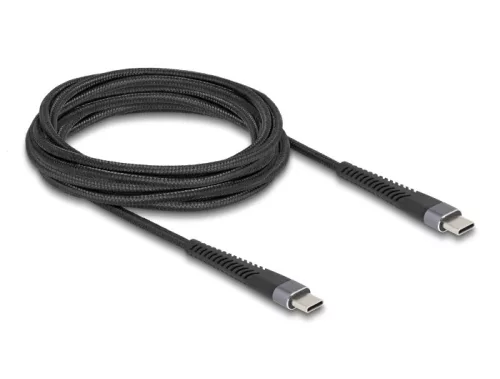 Delock USB 2.0 kábel USB Type-C  apa - apa meghosszabbított hajlítás védelemmel 60 W 3 m (DL-81126)